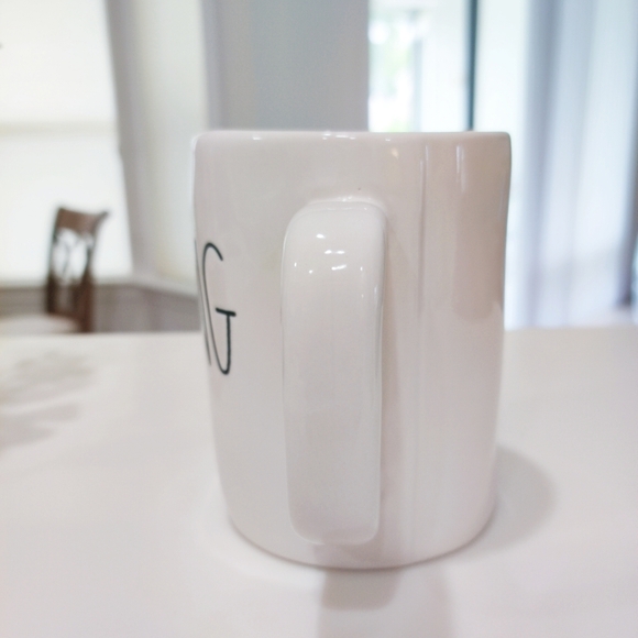 📦 SOLD Rae Dunn Artisan Collection Large Letter "Darling" White Ceramic Mug - Picture 3 of 5